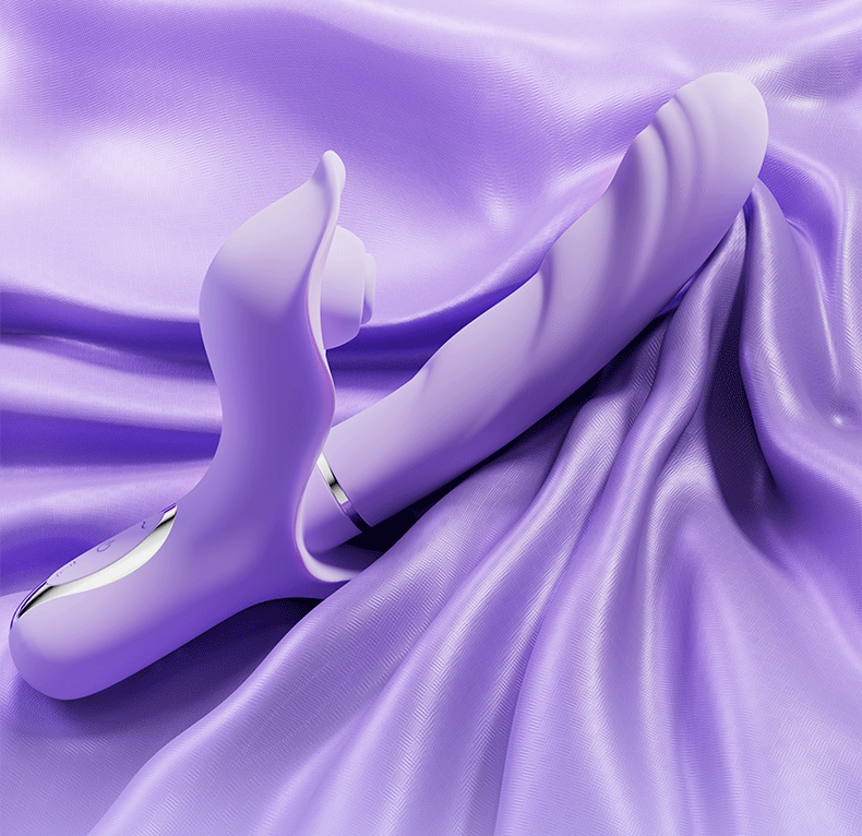 Joylume On Cycle vibrator featuring soft clitoral suction head design