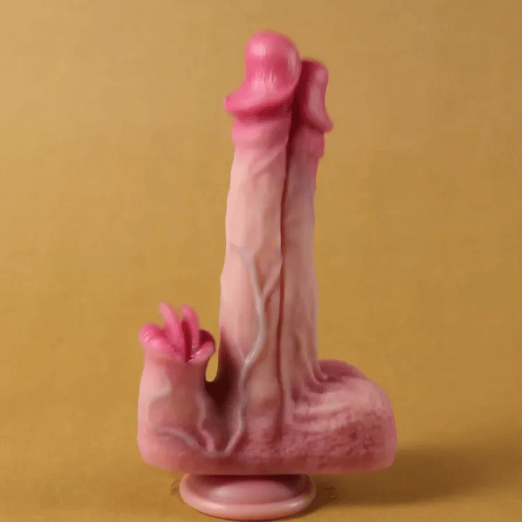 Joylume Tongue G-Spot Vibrator Thrusting Dildos