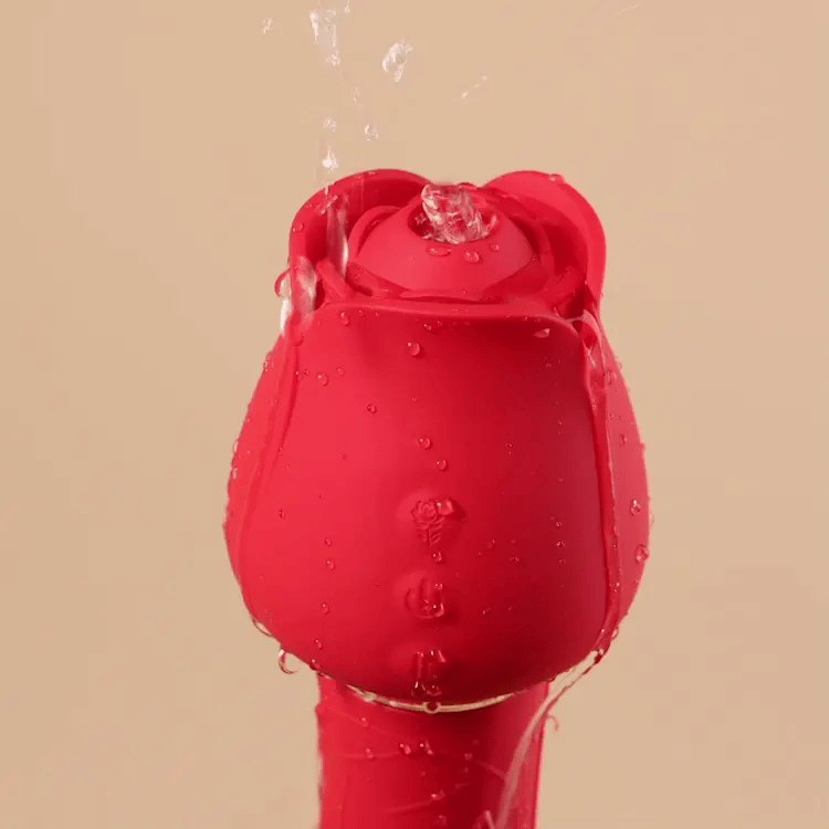 Rose Tongue Licking Vibrator with G-Spot Motion