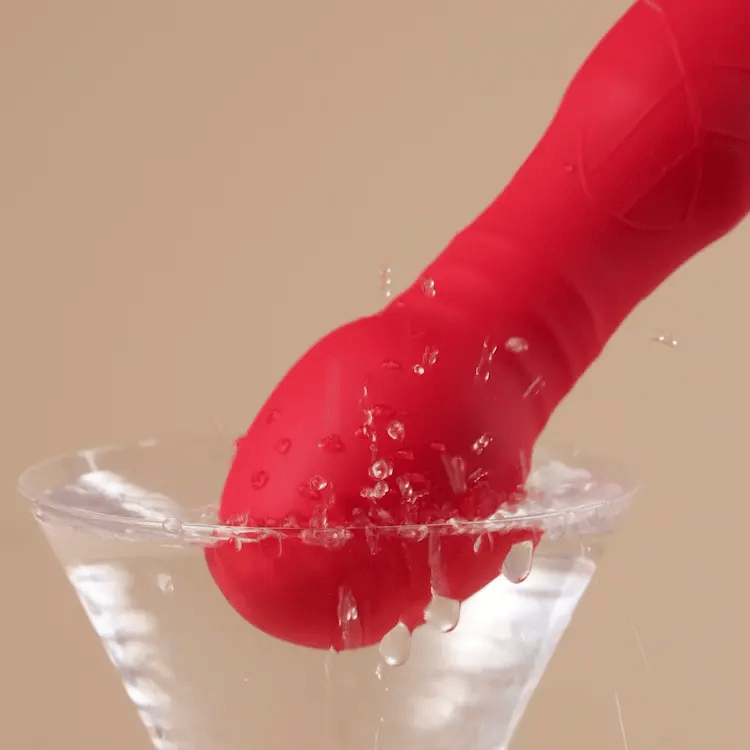 Rose Tongue Licking Vibrator with G-Spot Motion