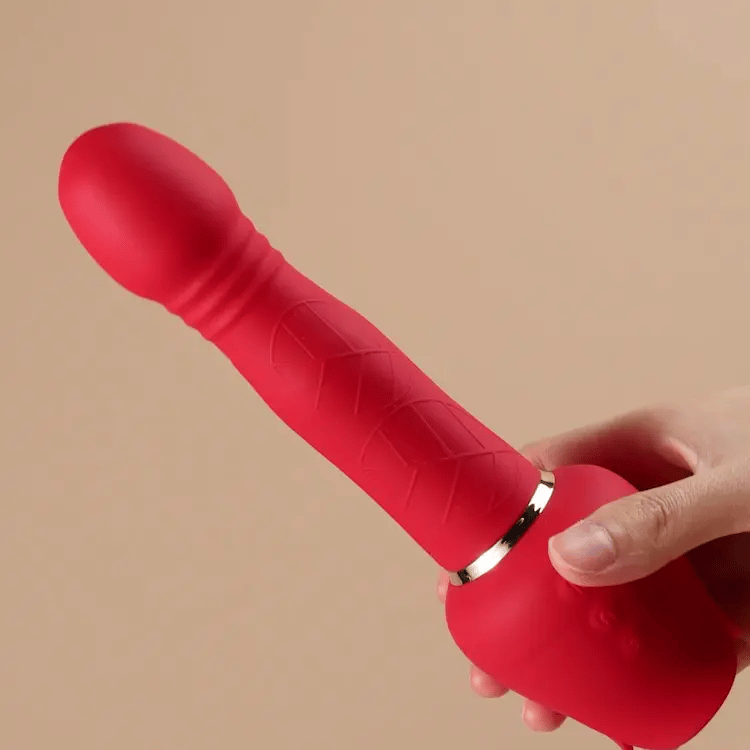 Rose Tongue Licking Vibrator with G-Spot Motion